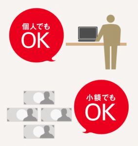個人でも小額でもできるソーシャルレンディングのイメージ